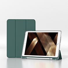 Funda de Cuero Cartera con Soporte Carcasa H06 para Apple iPad 10.2 (2019) Verde