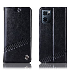 Funda de Cuero Cartera con Soporte Carcasa H06P para OnePlus Nord CE 2 5G Negro