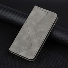 Funda de Cuero Cartera con Soporte Carcasa H07X para Google Pixel 6 5G Gris