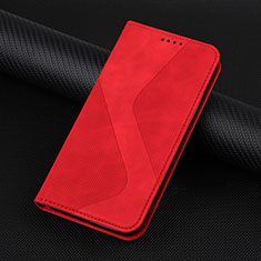 Funda de Cuero Cartera con Soporte Carcasa H07X para Google Pixel 6 5G Rojo