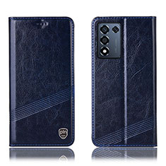 Funda de Cuero Cartera con Soporte Carcasa H09P para Realme 9 SE 5G Azul