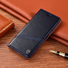 Funda de Cuero Cartera con Soporte Carcasa H09P para Xiaomi Redmi Note 10 Pro 5G Azul