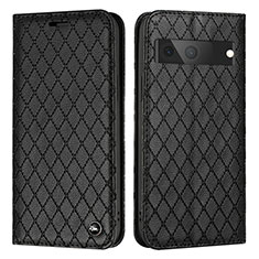 Funda de Cuero Cartera con Soporte Carcasa H09X para Google Pixel 7 5G Negro