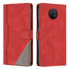 Funda de Cuero Cartera con Soporte Carcasa H09X para Nokia G30 Rojo