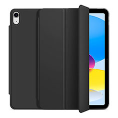 Funda de Cuero Cartera con Soporte Carcasa H10 para Apple iPad 10.9 (2022) Negro