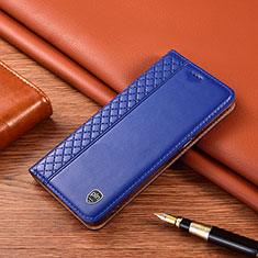 Funda de Cuero Cartera con Soporte Carcasa H10P para Oppo Find X7 Ultra 5G Azul