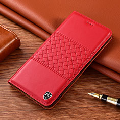 Funda de Cuero Cartera con Soporte Carcasa H10P para Samsung Galaxy S23 Plus 5G Rojo