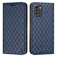 Funda de Cuero Cartera con Soporte Carcasa H10X para Nokia G60 5G Azul