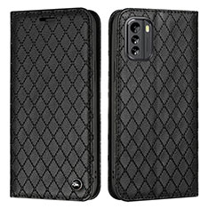 Funda de Cuero Cartera con Soporte Carcasa H10X para Nokia G60 5G Negro