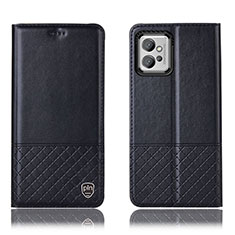 Funda de Cuero Cartera con Soporte Carcasa H11P para Motorola Moto G32 Negro