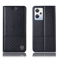 Funda de Cuero Cartera con Soporte Carcasa H11P para OnePlus Nord CE 2 Lite 5G Negro