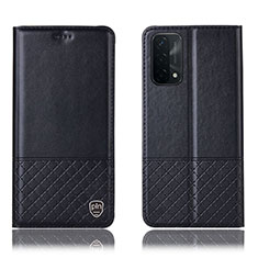 Funda de Cuero Cartera con Soporte Carcasa H11P para OnePlus Nord N200 5G Negro