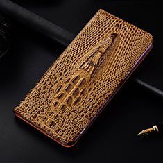 Funda de Cuero Cartera con Soporte Carcasa H15 para Apple iPhone 13 Marron