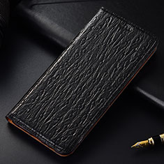 Funda de Cuero Cartera con Soporte Carcasa H15P para Samsung Galaxy A20e Negro