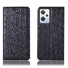 Funda de Cuero Cartera con Soporte Carcasa H16P para OnePlus Nord CE 2 Lite 5G Negro