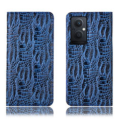 Funda de Cuero Cartera con Soporte Carcasa H17P para OnePlus Nord N20 5G Azul