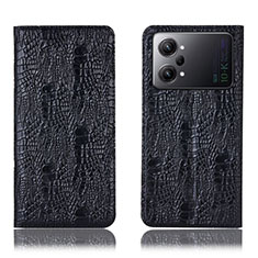 Funda de Cuero Cartera con Soporte Carcasa H17P para Oppo K10 Pro 5G Negro