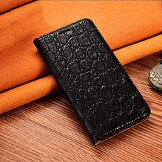 Funda de Cuero Cartera con Soporte Carcasa H18 para Apple iPhone 13 Negro