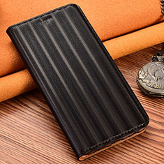 Funda de Cuero Cartera con Soporte Carcasa H18P para Motorola Moto Edge 20 Pro 5G Negro