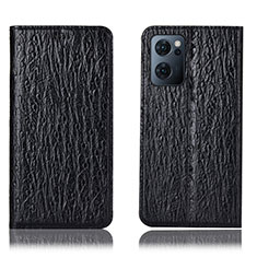 Funda de Cuero Cartera con Soporte Carcasa H18P para OnePlus Nord CE 2 5G Negro