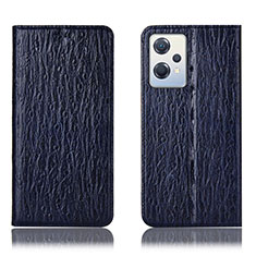 Funda de Cuero Cartera con Soporte Carcasa H18P para OnePlus Nord CE 2 Lite 5G Azul