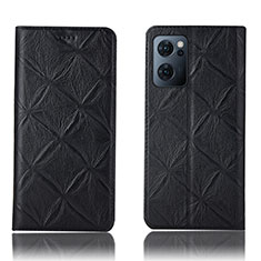 Funda de Cuero Cartera con Soporte Carcasa H19P para OnePlus Nord CE 2 5G Negro