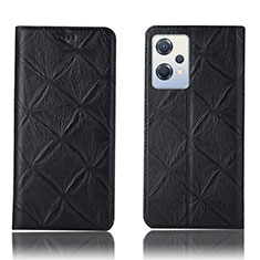 Funda de Cuero Cartera con Soporte Carcasa H19P para OnePlus Nord CE 2 Lite 5G Negro