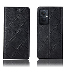 Funda de Cuero Cartera con Soporte Carcasa H19P para Oppo Reno7 Z 5G Negro