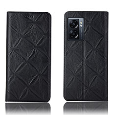 Funda de Cuero Cartera con Soporte Carcasa H19P para Realme Narzo 50 5G Negro