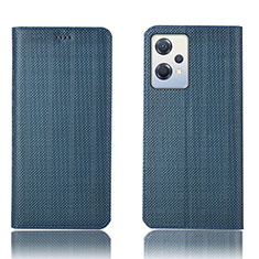 Funda de Cuero Cartera con Soporte Carcasa H20P para OnePlus Nord CE 2 Lite 5G Azul