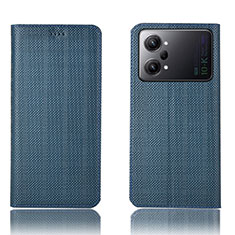 Funda de Cuero Cartera con Soporte Carcasa H20P para Oppo K10 Pro 5G Azul