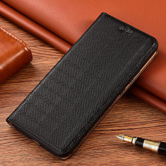 Funda de Cuero Cartera con Soporte Carcasa H20P para Xiaomi Mi 10T 5G Negro