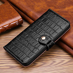 Funda de Cuero Cartera con Soporte Carcasa H21 para Apple iPhone 14 Pro Negro