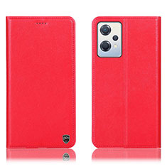 Funda de Cuero Cartera con Soporte Carcasa H21P para OnePlus Nord CE 2 Lite 5G Rojo