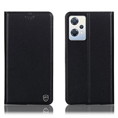 Funda de Cuero Cartera con Soporte Carcasa H21P para Oppo K10X 5G Negro