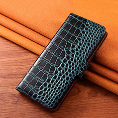 Funda de Cuero Cartera con Soporte Carcasa H23 para Apple iPhone 15 Plus Azul