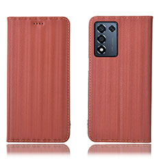 Funda de Cuero Cartera con Soporte Carcasa H23P para Oppo K9S 5G Azul