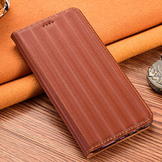 Funda de Cuero Cartera con Soporte Carcasa H23P para Samsung Galaxy M62 4G Marron