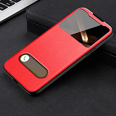 Funda de Cuero Cartera con Soporte Carcasa H24 para Apple iPhone 14 Pro Max Rojo