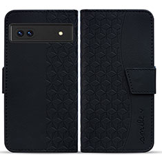 Funda de Cuero Cartera con Soporte Carcasa HF1 para Google Pixel 7 5G Negro