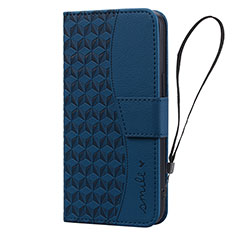 Funda de Cuero Cartera con Soporte Carcasa HF2 para Apple iPhone 14 Azul