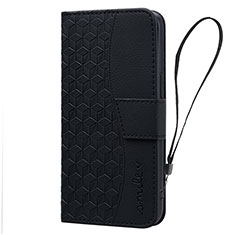 Funda de Cuero Cartera con Soporte Carcasa HF2 para Apple iPhone 14 Pro Max Negro