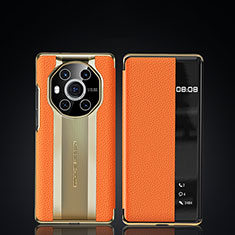 Funda de Cuero Cartera con Soporte Carcasa JB2 para Huawei Honor Magic3 5G Naranja