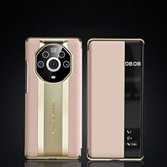 Funda de Cuero Cartera con Soporte Carcasa JB2 para Huawei Honor Magic3 Pro 5G Oro