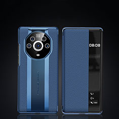 Funda de Cuero Cartera con Soporte Carcasa JB2 para Huawei Honor Magic3 Pro+ Plus 5G Azul