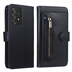 Funda de Cuero Cartera con Soporte Carcasa JDK para Samsung Galaxy A52 5G Negro