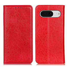 Funda de Cuero Cartera con Soporte Carcasa K01Z para Google Pixel 8 5G Rojo