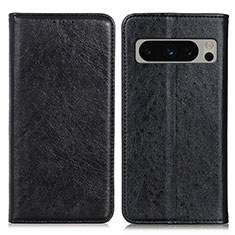 Funda de Cuero Cartera con Soporte Carcasa K01Z para Google Pixel 8 Pro 5G Negro