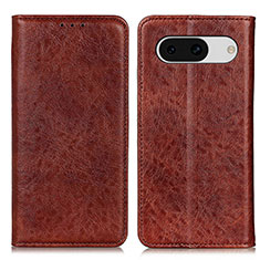 Funda de Cuero Cartera con Soporte Carcasa K01Z para Google Pixel 8a 5G Marron