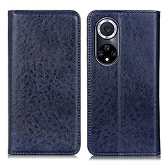 Funda de Cuero Cartera con Soporte Carcasa K01Z para Huawei Honor 50 5G Azul